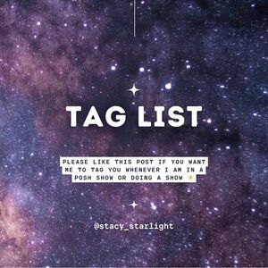 ✨✨Tag List ✨✨
